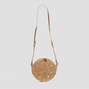 Sika petit sac uni beige thé