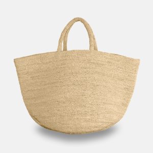 Kapity grand panier de plage naturel