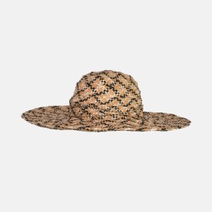 Saji chapeau chiné multicolore thé