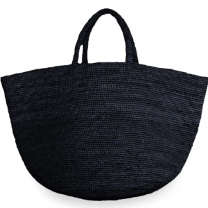 Kapity grand panier de plage noir